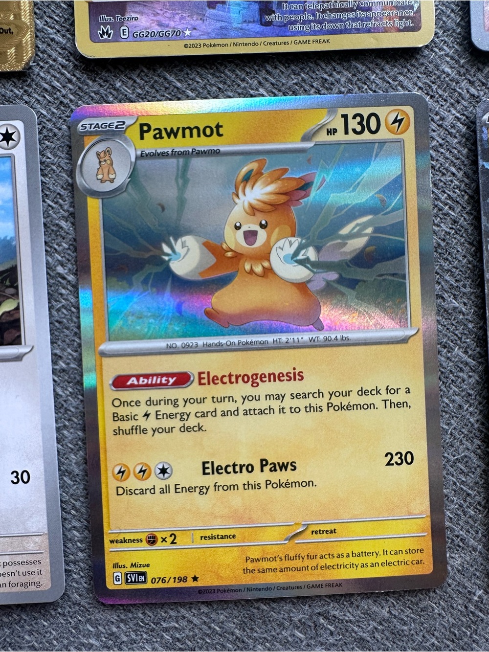 Pokemon Trading Card Lot - Gold Flareon V, Yellow Pikachu, Blue Latias - Picture 6 of 16
